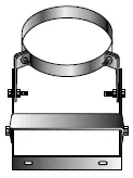 Afstandhouder rookgasbuis, Isoleco DP 25 781, Ø200mm, inox
